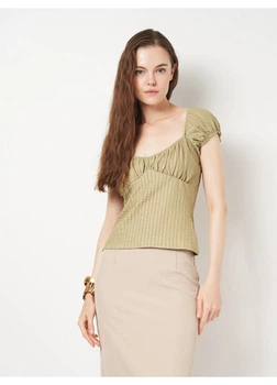 Топ-блузка Primark XS Зеленый 145478