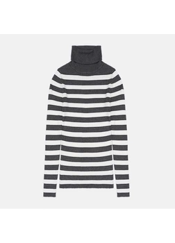 светр Primark XS Білий 3656023_сер.полоски