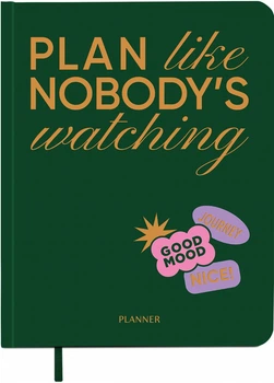 Блокнот для планирования Orner Plan Like Nobody's Watching Зеленый (orner-3130)