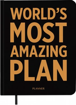 Блокнот для планирования Orner World's Most Amazing Plan Черный (orner-3131)