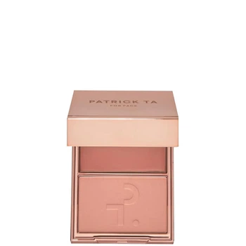 Румяна Patrick TA Major Headlines Double-Take Crème & Powder Blush Duo, Color: Not Too Much- soft rosey taupe