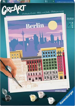 Malowanie po numerach Ravensburger CreArt Berlin 24 x 30 cm (4005556255214)