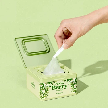 Набір тканинних масок на основі зеленого чаю Manyo Thanks Berry Green Tea Mask 30 шт (8809730956920)