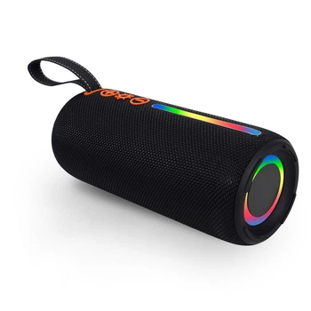 Портативная Bluetooth колонка PowerMe SoundStorm Pro 6 Black с подсветкой RGB