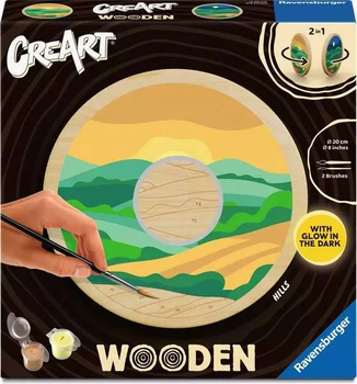 Malowanie po numerach Ravensburger CreArt Wooden Krajobraz 20 cm (4005556259250)