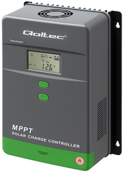 Контролер заряду сонячної батареї Qoltec MPPT з датчиком температури 50 А 12/24 В (5901878536644)