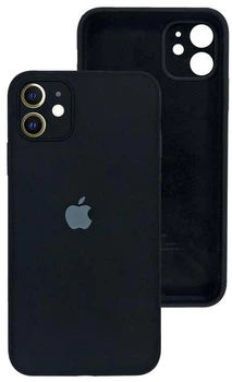 Чехол Silicone Premium case с защитой камеры для iPhone 11 Full Camera Protective black 9538