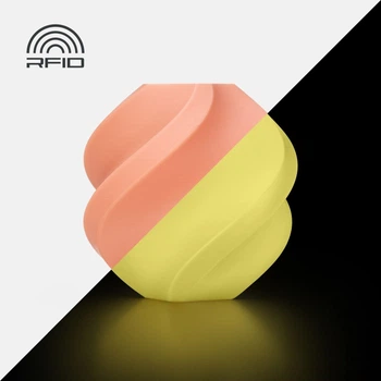 Пластик/филамент для 3D-принтера с катушкой Bambu Lab PLA Glow Filament with spool 1kg - Glow Orange (A12-A0-1.75-1000-SPL)