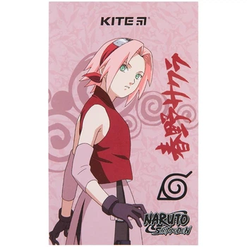 Блокнот-планшет Kite Naruto A6, 50 л., чистые листы, обложка ассорти NR23-195