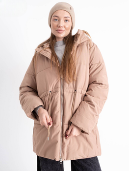 Пальто женское из плащевки мокко, 2XL SK 1010