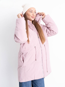 Пальто женское из плащевки сиреневое, M SK 1010