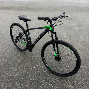 Велосипед CrossBike 29" Boxter 2025 Рама 19" black-green
