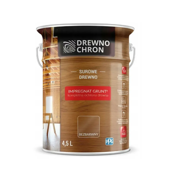 Биозащитная грунтовка для древесины Drewnochron Grunt R 4.5л