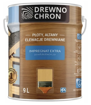 Просочення для дерева Drewnochron Impregnat Extra білий 9л