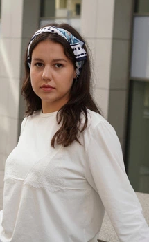 Велика хустка косинка "Коловорот життя" My Scarf