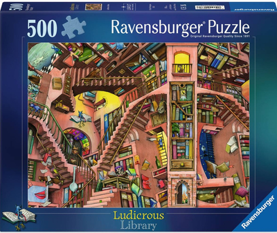 Puzzle Ravensburger Fantastyczna biblioteka 500 elementów 12000681 (4005555006817)