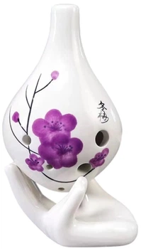 Окарина Alfabeto OC6T-PRP Tuba Ceramic Ocarina (Purple Plum)
