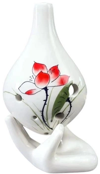 Окарина Alfabeto OC6T-LS Tuba Ceramic Ocarina (Lotus)