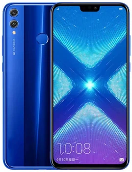 Смартфон Мобільний телефон HuaWei Honor 8X 6/128Gb 6.5" HiSilicon Kirin 710 3G 4G WIFI 8 ядер 20+16Mp 3750mAh 2340×1080p 2 Sim Флагман 2019 року Blue