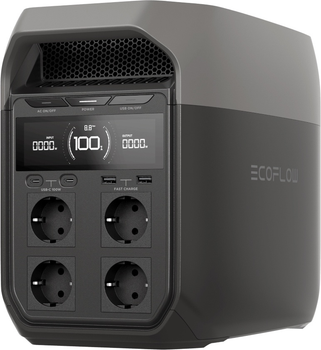 Зарядна станція EcoFlow DELTA 3 / 1800 Вт / 1024 Вт⋅год / LiFePO4 (EFDELTA3-EU)