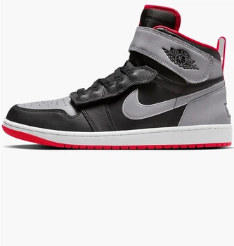 Кроссовки мужские Jordan 1 Hi Flyease Black/Grey 44.5 Чорний, Сірий CQ3835-010