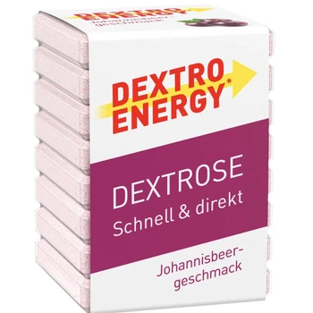 Декстроза Конфеты с виноградным сахаром , вкус смородины Dextro Energy Traubenzucker Johannisbeere 46 г