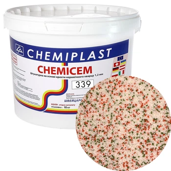 Декоративна штукатурка CHEMICEM 339 мармурово-кварцова 10 кг
