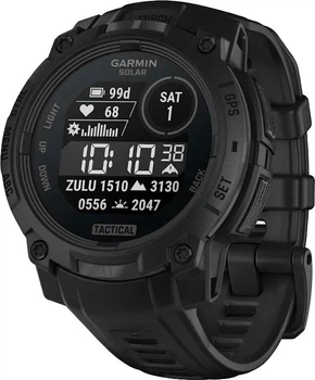 Смарт-годинник Garmin Instinct 3 45mm Solar Tactical Edition Black with Black Band (010-02934-50) Refurbished