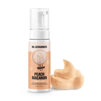 Парфюмерная пенка для душа с ароматом персикового макарона Peach Macaron Mr.SCRUBBER 150ml