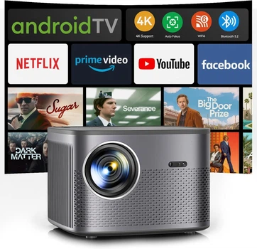 Домашний кинопроектор ZOOMCAT 4K с Netflix WiFi6 Bluetooth 5.2 26000 люмен