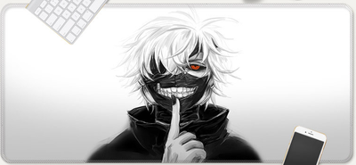Игровая поверхность, коврик для мышки с Аниме принтом "Токийский гуль / Tokyo ghoul" 800*300*3 мм 0214