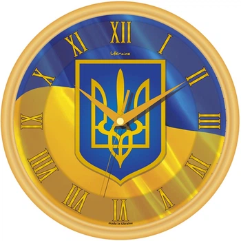 Настінний годинник UTA 01 G 18 тризуб