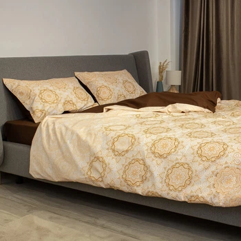 Постільна білизна ТЕП Happy Sleep Rustic Charm полуторна наволочки 50х70 см Бежевий (16780150215)