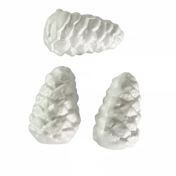 Заготовка, Новогодняя пенопластовая, 3 шт., 8 см., Шишки, (743158)