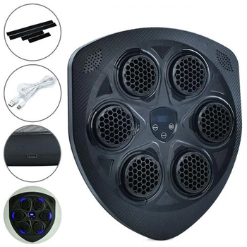 Боксерський набір Profi MS 4469-1 (41*45,5 см, 15 режимів, 15 швидкостей, 6 цілей, BT, музика, світло, ектронне табло, акумулятор, Type-C шнур)