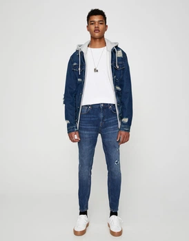 Джинси Pull & Bear синій EBJHS363 40/31