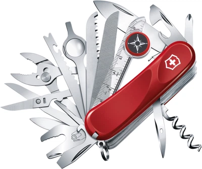Нож Victorinox Delemont "Evolution S54" 85 мм в подарочной коробке Красный (2.5393.SE)