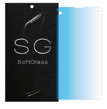 Бронепленка для Sony Xperia Z1 compact D5503 на экран износоустойчивая полиуретановая SoftGlass