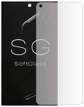 Бронепленка для Oneplus 9 RT на экран износоустойчивая полиуретановая SoftGlass