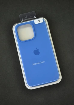 Чехол силиконовый для iPhone 14Pro Silicone Case Orig FULL №3 iris 4you