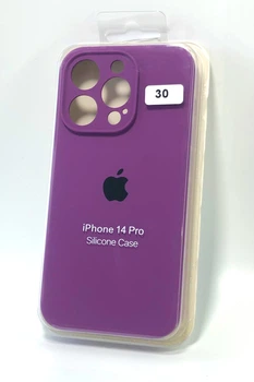 Чохол силіконовий для iPhone 14Pro Silicone Case Orig FULL Camera №30 purple 4you