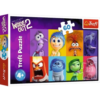 Пазлы 60 элементов Inside Out 2 Знай свои эмоции Trefl