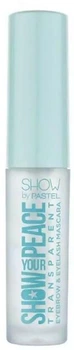 Прозора туш для вій та брів SHOW YOUR PEACE PASTEL, 4,5 г