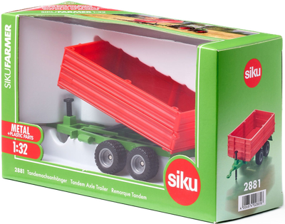 Przyczepa Siku Farmer na podwójnej osi (4006874028818)