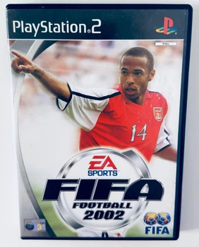 Диск для PlayStation 2 - FIFA Football 2002, английская версия, Б/У