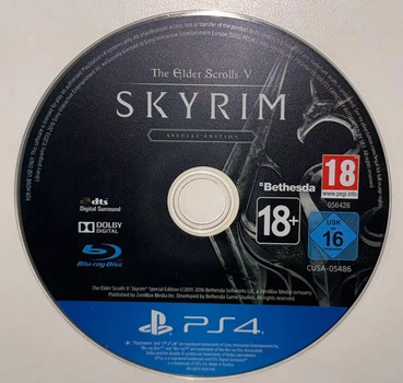 Диск для PlayStation 4 - The Elder Scrolls V SKYRIM Special Edition, рус. версия, Б/У