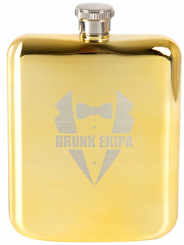 Фляга Homla Drunk Ekipa золота 240 мл (5906496759659)