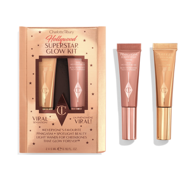 Набор хайлайтер и румяна Charlotte Tilbury Hollywood Superstar Glow Kit, 2×5 мл