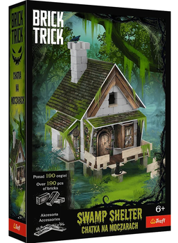 Klocki ceramiczne Trefl Brick Trick Halloween Chatka na moczarach 190 elementów (62702) (5900511627022)
