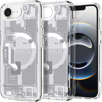 Панель Spigen Ultra Hybrid MagSafe Case для Apple iPhone 16e Zero One White (8809971239721)